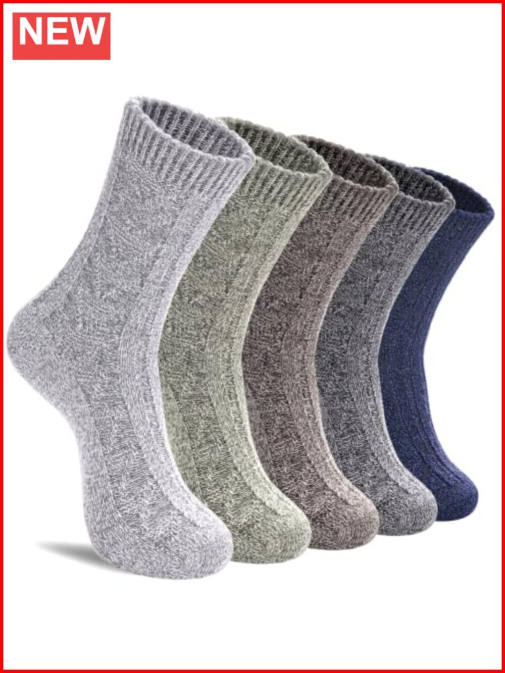 Wool Socks for Women Winter Cozy Thick Warm Boot Work Crew Socks